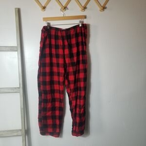 WONDERSHOP WOMEN'S RED AND BLACK PAJAMA PANTS SIZE XL